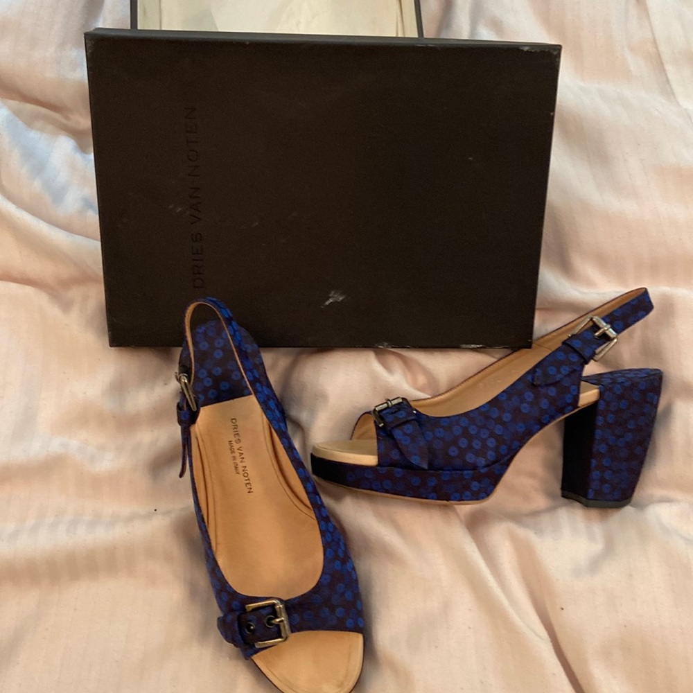 Italian Dries Van Notan sling back